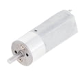 thumbnail image 2 of DC 12V Electric Gear Motor High Torsion Speed Reduction Motor 3mm D Type Output Shaft CCW Geared Motor 200RPM, 2 of 5