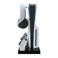 thumbnail image 3 of Cooling Station Stand for PS5 Slim, Dual Controller Charging Station, 3-Stage Cooling Fan, 3 USB Hubs, Headphone Holder for PS5 Slim Disc/Digital Edition Console, 3 of 6