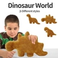 thumbnail image 2 of Nugget de pollo con forma de dinosaurio Stegosaurus de peluche, 45 cm, 2 of 6