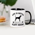 thumbnail image 3 of CafePress - Life Is Better With Plott Hound Mug - 11 oz Ceramic Mug - Novelty Coffee Tea Cup, 3 of 4