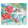 thumbnail image 1 of Betsy Drake TP1007 24 x 30 Po. Colibri et Tenture Murale Fleur Rouge, 1 of 1