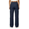 thumbnail image 5 of WULMLEO Cargo Pants for Women Wide Leg High Elastic Waist Y2K Pant Fall 2026 Casual Fall Plus Size Hiking Trousers with Pockets Navy M, 5 of 9