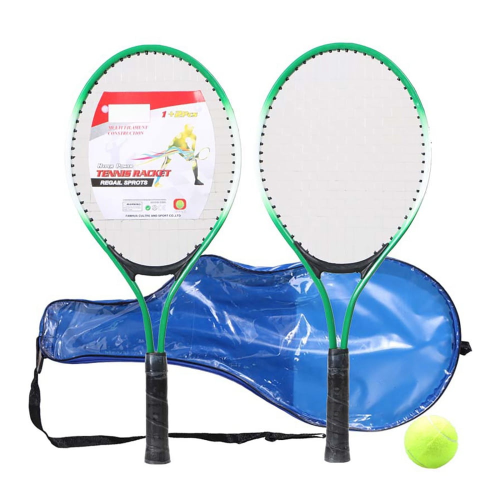 Junior NEW Tennis Racket Set 2 Rackets Ball Summer Outdoor Carry Case 