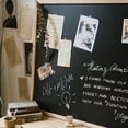 thumbnail image 4 of Black Magnetic Chalk Board with Solid Wood Frame, 4 of 9