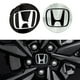 thumbnail image 1 of 4-Pack - Honda Hubcaps / Wheel Hub Emblems - Car 69mm - Black, 1 of 5