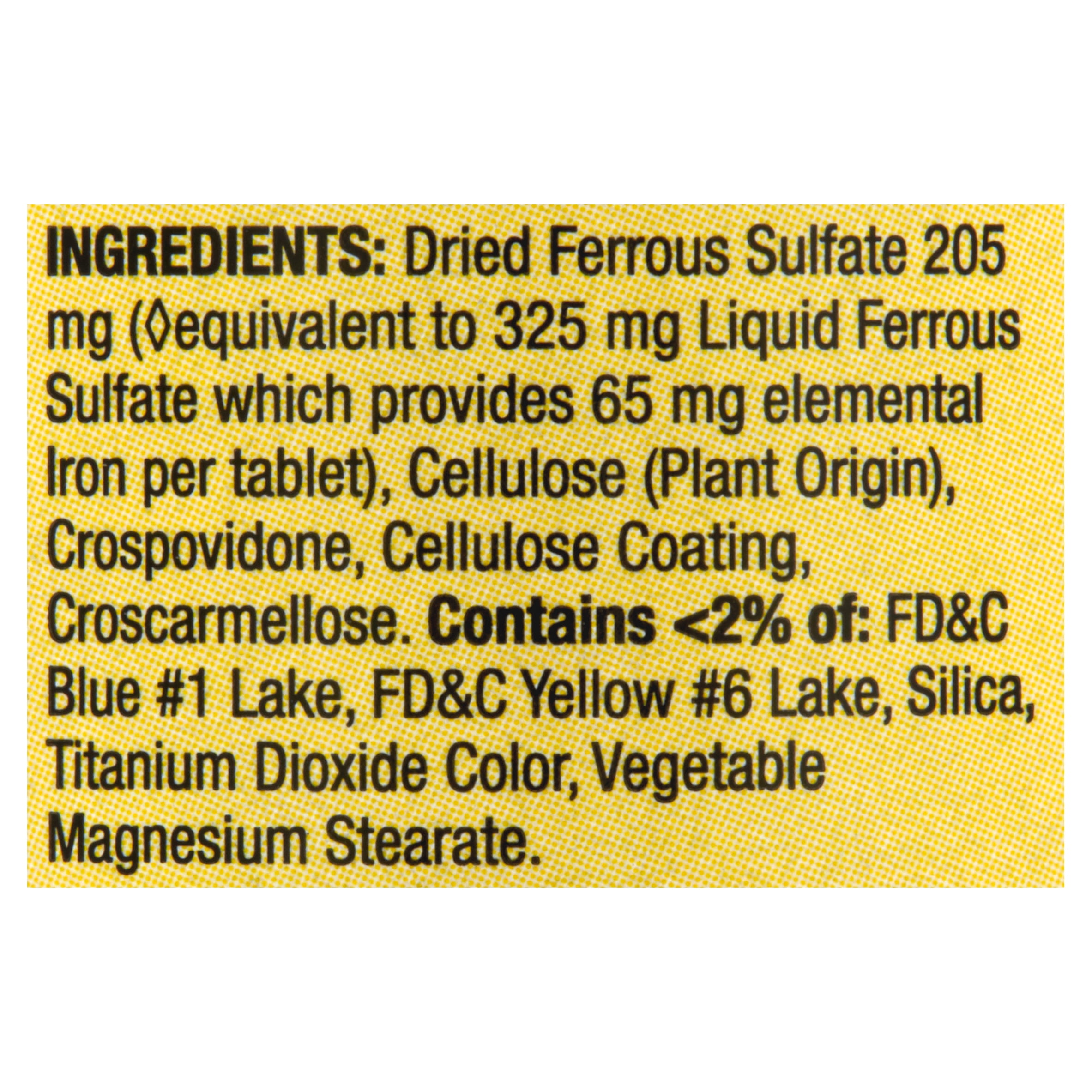 Spring Valley Iron Tablets Twin Pack, 65 mg, 200 count, 2 pack