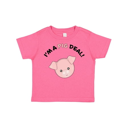 

Inktastic I m a Pig Deal Cute Pig Pun Gift Toddler Boy or Toddler Girl T-Shirt
