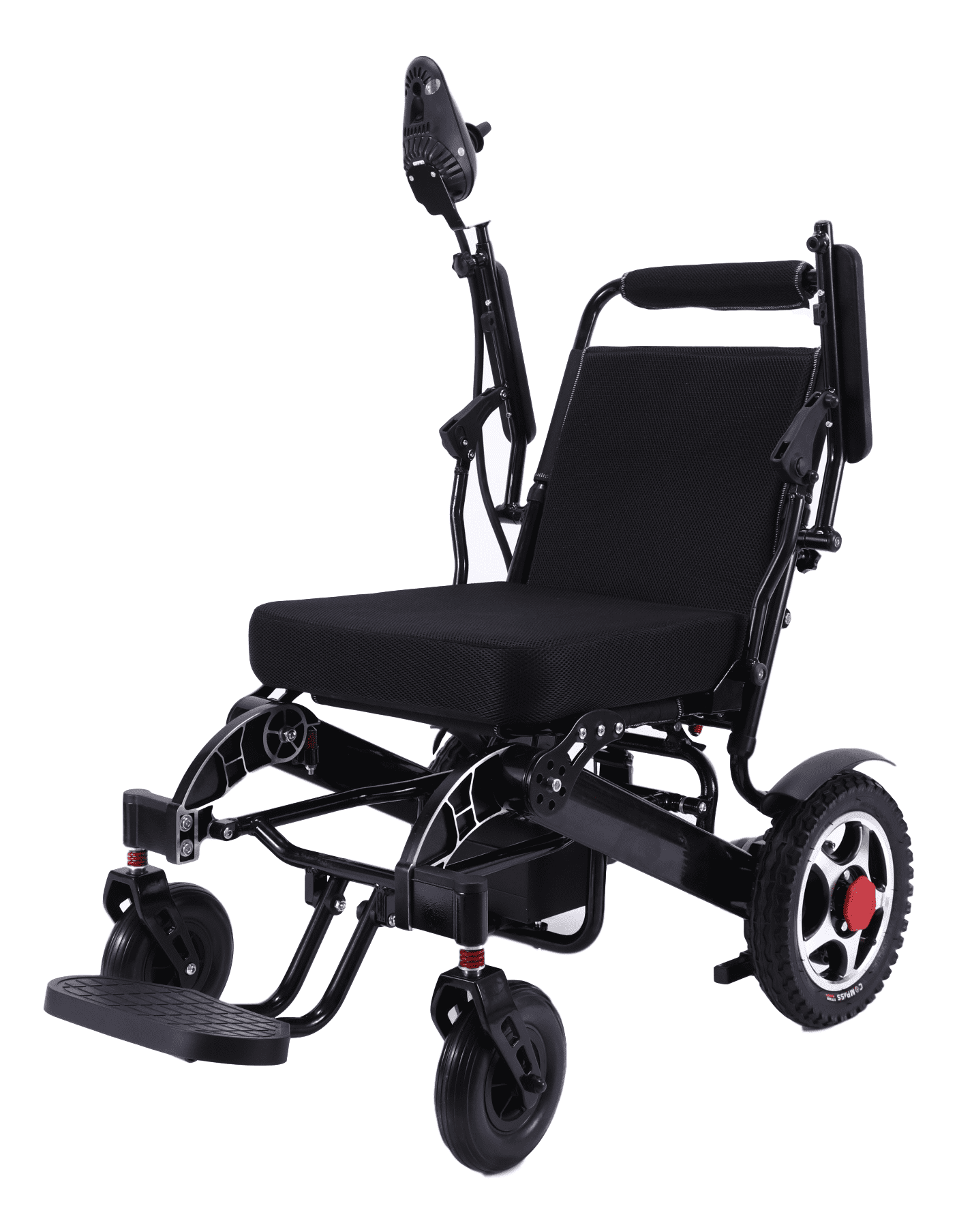 Remote Control 19 Inch Wide Seat Power Wheelchair Electric Wheelchair