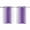 Purple white, variant on Purple White Ombre Kitchen Curtains Small Short 39 Inch Length, Modern Abstract Art Farmhouse Gradient Grommet Bedroom Living Room Curtains, Light Filtering Cafe Curtain Drapes 2 Panels Set 55''x39''