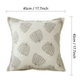thumbnail image 2 of asddcavvf Pumpkin Themed Square Pillow Cover 17.7x17.7 Inches. Beige Checked Pattern. Soft And Cushy For Couch Sofa Bed Chair. Enhances Home With Polyester Pillowcase Standard Pillowcase with Zipper, 2 of 7