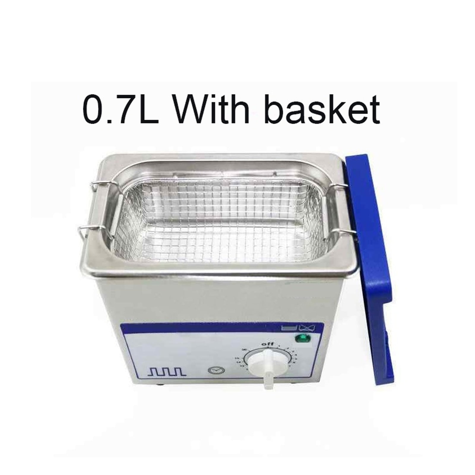 Ultrasonic Cleaner 0.7L Household Digital Stainless Steel Basket Ultrasound Cleaning