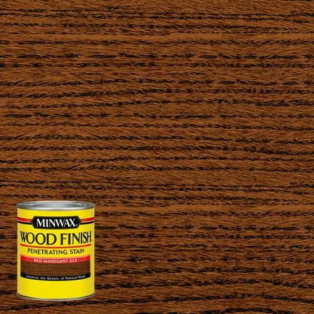Minwax Wood Finish Penetrating Stain Red Mahogany Half Pint