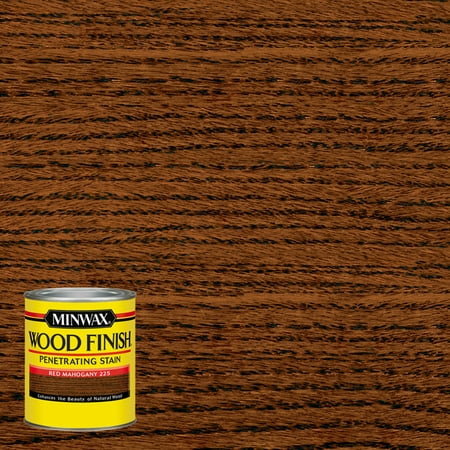 Minwax Wood Finish Penetrating Stain, Red Mahogany, (Best Stain For Pressure Treated Wood)