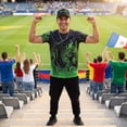 thumbnail image 6 of Zimjoy 2026 Mexico Soccer Jersey for Men Crew Neck Short Sleeve Aztec Calendar Graphic Short Sleeve Fan Shirt for Game Day Travel Streetwear and Casual Wear Green XS, 6 of 9