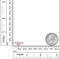 thumbnail image 4 of Gem Stone King 0.60 Ct Round Peach Morganite 10K White and Yellow Gold Solitaire Engagement Ring (Size 5), 4 of 4