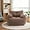 Brown, variant on INMOZATA Bean Bag Chair for Adult and Teens 3FT Pre-Filled Soft Teddy Fluffy Lazy Sofa Floor Chair Beanbag for Living Room Playroom Dorm Apartment (Ivory)
