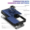 thumbnail image 2 of Allytechgroup Rugged Case for iPhone 17 Pro Max, Sliding Camera Lens Protector [Cards Slot] Kickstand Shockproof Bumper Compatible with Car Mount Magnetic Back Cover for Women Men, Navyblue, 2 of 7