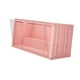 thumbnail image 4 of Vitrina para objetos de colección, vitrina transparente a prueba de polvo, caja de almacenamiento, vitrina, contenedor para muñecas, figuras de acción con rosa claro, 4 of 9
