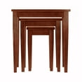 thumbnail image 5 of Winsome Wood Regalia 3-Pc Nesting Table Set, Walnut Finish, 5 of 5