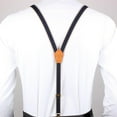 thumbnail image 6 of Men's Suspenders 2cm Wide with 3 Clips for Pants Formal Events Costume, 6 of 8