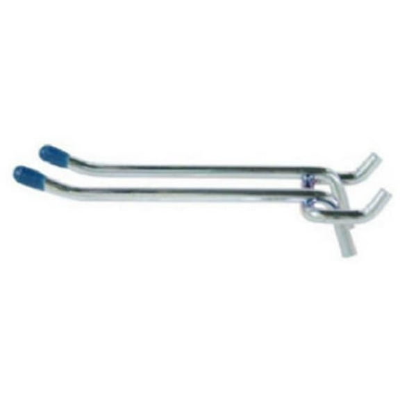 14444 4 in. Double Arm Peg Hook - 2 Pack