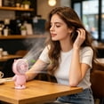 thumbnail image 1 of EGNMCR Home Appliances Mini Fan USB Rechargeable Portable Handheld Fan Plastic Fan, 1 of 6
