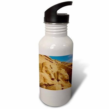 

3dRose Egypt Abu Simbel Greater Temple of Ramses II statues-AF14 MGL0001 - Miva Stock Sports Water Bottle 21oz