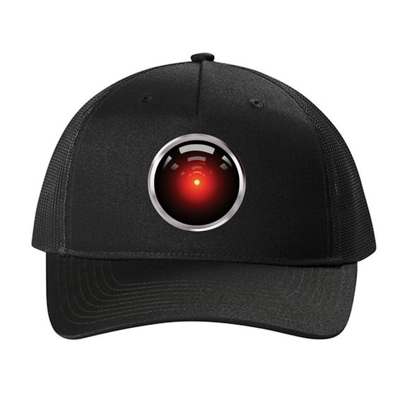 HAL 9000 Eye Logo 5 Panel Printed Trucker Cap