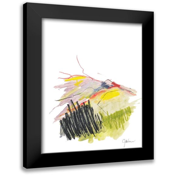 Weiss, Jan 12x14 Black Modern Framed Museum Art Print Titled - Abstract Landscape No. 12