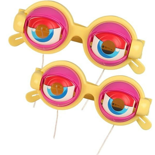 Decoración de Halloween con forma de helicóptero, gafas locas, divertidos accesorios para animar, gafas con línea de tracción, gafas raras para niños, juguetes, decoración de jardín, decoraciones de H