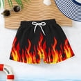 thumbnail image 3 of Favoffer Big Boys Solid Beach Shorts Lightweight Loose Fit Stylish Sports Swim Trunks With Pockets Casual Bottoms For Seaside Surfing Vacation Camping 4-15Y, 3 of 8