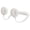 White, variant on Portable USB Charging Fan Neckband Dual Cooling Mini Fan Lazy Neck Hanging Style