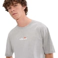 thumbnail image 2 of ellesse Camiseta para hombre Paquete de 2 - OLLIO 2, manga corta, cuello redondo, logotipo, algodón, liso Negro/Gris claro XL (X-Large), 2 of 7