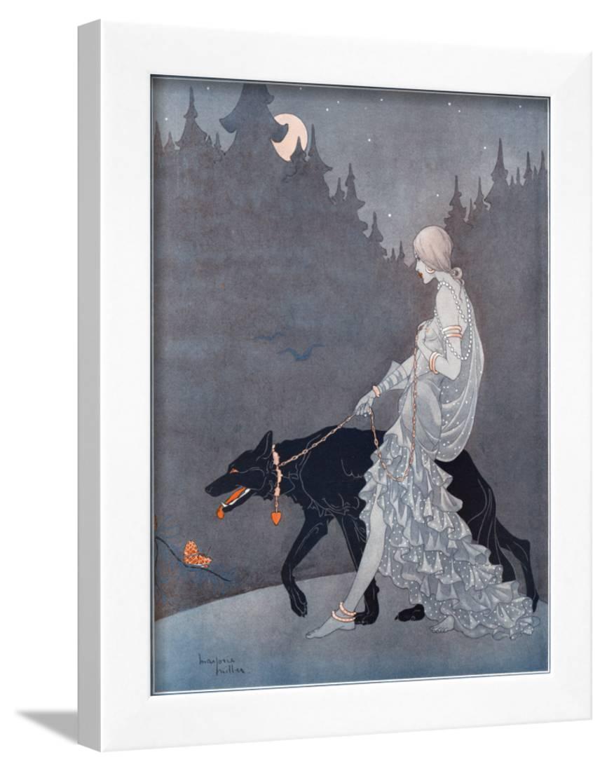 Queen of the Night by Marjorie Miller Framed Print Wall Art - Walmart ...