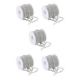 thumbnail image 2 of relayinert Elegant Crystal 10 Yard Rhinestone Close Chain Clear Trim Sewing Craft Silver 10m 5Set, 2 of 6