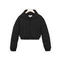 thumbnail image 4 of A2Y Women's Cropped Zipper Puffer Jacket Black M, 4 of 4