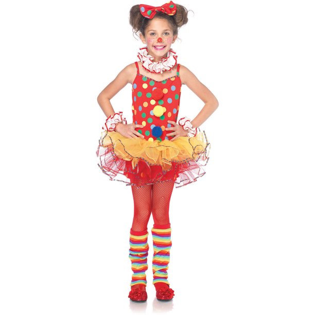 Leg Avenue Circus Clown Child Halloween Costume, Size M - Walmart.com ...