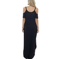thumbnail image 2 of Valcatch Women's Summer Cold Shoulder Casual Loose Long Dress Strapless Maxi Dress Short Sleeve Off Shoulder Sundresses, 2 of 7
