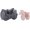 Pink, variant on Foldable Inflatable Travel Pillow with Cute Pony Storage Case, Portable Pillow for Airplane, & Napping, Hygienic & -Friendly Fabric ()
