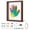 Walnut, variant on Wooden Transparent Handprint Frame, DIY Handprint Keepsake Craft Kit with 6 Paints