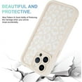 thumbnail image 3 of Compatible with iPhone 11 Pro Case, Cheetah Print Shockproof Soft TPU Protective Case for Women Girls, Slim Anti Scratch Leopard Case for iPhone 11 Pro 6.1 Inch, White, 3 of 16