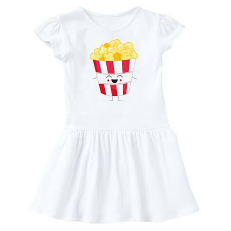 

Inktastic Popcorn Costume Gift Baby Girl Dress