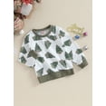 thumbnail image 2 of Suéter navideño Tsseiatte para niño y niña, con estampado de árbol de Navidad de dibujos animados, sudadera de manga larga con cuello redondo, camisetas holgadas y cálidas, 2 of 6