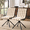 Beige, variant on Aukfa Velvet Swivel Dining Chairs Set of 2, Modern Bubble Tufted Kitchen Side Chairs, Black Metal Legs,Beige