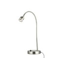 thumbnail image 3 of 11" X 5-17" X 11-18" Brushed Steel Metal LED Desk Lamp, 3 of 3