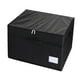 thumbnail image 4 of Organizador de zapatos para armario, contenedor de almacenamiento de zapatos plegable con tapa transparente, contenedor de zapatos, caja de zapatos Negro, 4 of 9