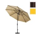 thumbnail image 1 of 11' Aluminium Marché Umbrella Collier Inclinaison DV Bronze/pacifica/jaune, 1 of 2