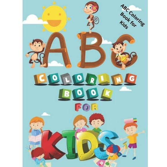 ABC Coloring Book for Kids: 8.5 in x 11 in (Paperback)