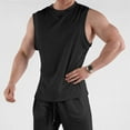 thumbnail image 6 of Men's Sleeveless Workout Tank Top - 4-Way Stretch, Sweat-Wicking Fabric - Athletic Gym Beach Shirt, 6 of 7