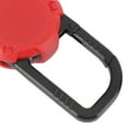 thumbnail image 2 of Llavero retráctil magnético Alambre de acero inoxidable Hebilla fácil de tirar Mosquetón Llavero Rojo, 2 of 12